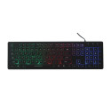 Keyboard slim with led light ART AK-20 black