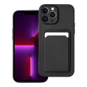 Forcell kaitseümbris Card iPhone 13 Pro Max, must