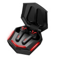 Bluetooth earphones TWS ART AP-TW-G10 GAMING with microphone and docking station with Type C black