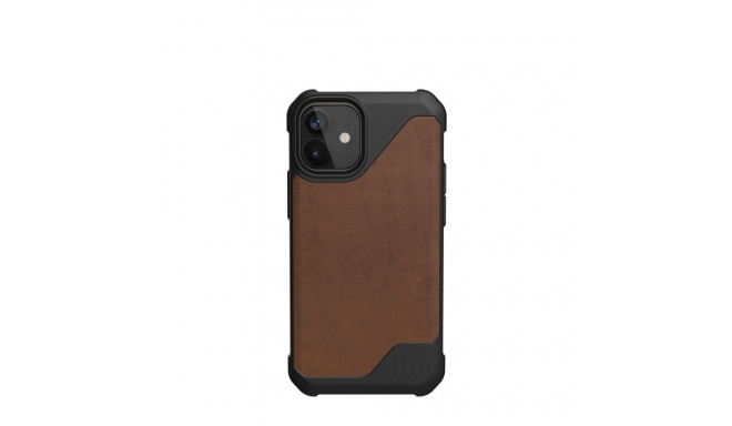 ( UAG ) Urban Armor Gear case Metropolis LT (leather) for IPHONE 12 MINI brown