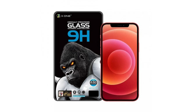 X-ONE Full Cover Extra Strong Matte - for iPhone 12 Pro Max tempered glass 9H