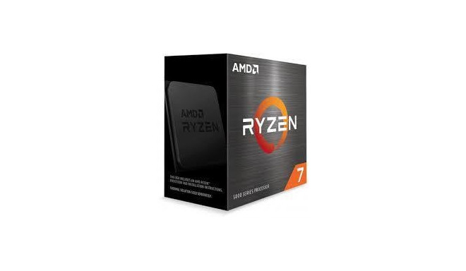 AMD protsessor Desktop Ryzen 7 5800X Vermeer 3800MHz Cores 8 32MB Socket SAM4 105 Watts Box 100-100000063W