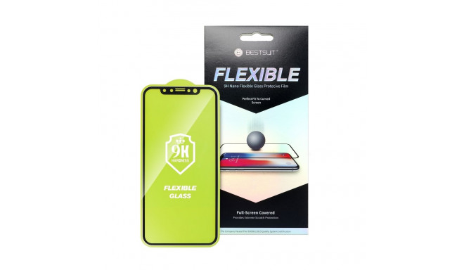 Bestsuit Flexible Hybrid Glass 5D for Apple iPhone 12 mini black