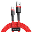 BASEUS cable USB Cafule to Micro 1,5A CAMKLF-C09 2m Red