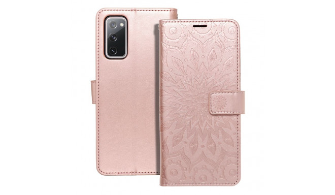 MEZZO Book case for SAMSUNG S20 FE / S20 FE 5G mandala rose gold
