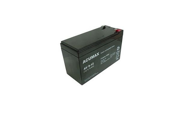 BATTERY 12V 9AH VRLA/AV9-12 T2 ACUMAX EMU