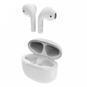 Bluetooth earphones TWS ART AP-TW-B1 with microphone for Lightning 8-pin białe