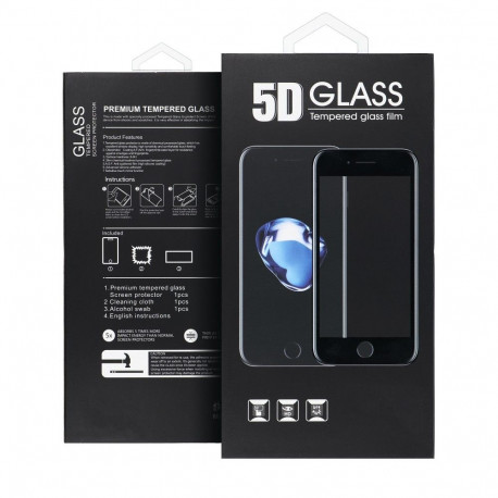 5D Full Glue Tempered Glass - for Samsung Galaxy A22 4G black