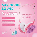 Headphones CAT EAR model YLFS-22 Jack 3,5mm gold