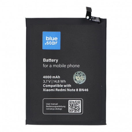 Battery for Xiaomi Redmi Note 8 / Note 8T / Redmi 7 (BN46) 4000 mAh Blue Star