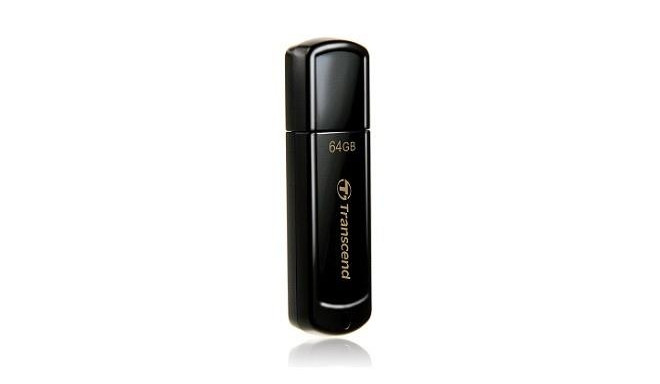 MEMORY DRIVE FLASH USB2 64GB/350 TS64GJF350 TRANSCEND