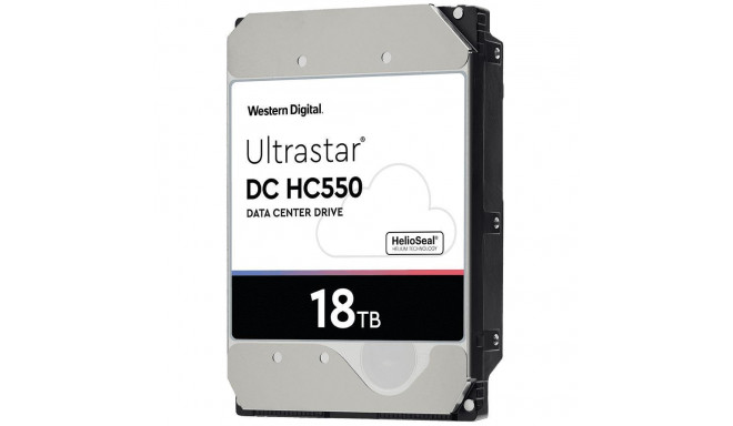 HDD|WESTERN DIGITAL ULTRASTAR|Ultrastar DC HC550|WUH721818ALE6L4|18TB|SATA 3.0|512 MB|7200 rpm|3,5"|