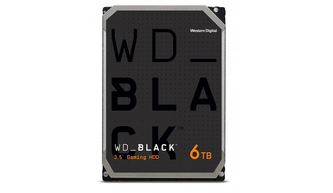 HDD|WESTERN DIGITAL|Black|6TB|SATA|128 MB|7200 rpm|3,5"|WD6004FZWX