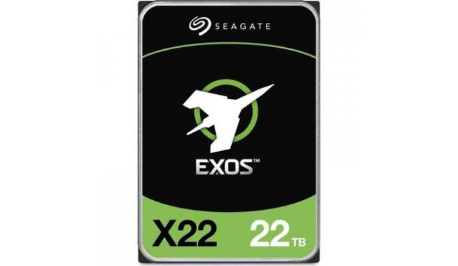 HDD|SEAGATE|Exos X22|22TB|SATA|512 MB|7200 rpm|Discs/Heads 10/20|ST22000NM001E