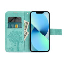 Forcell kaitseümbris Mezzo Book Samsung Galaxy A13 5G/A04S, tree green
