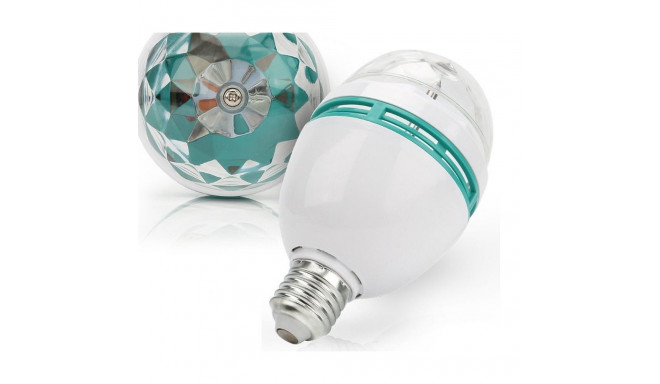 Disco LED bulb Mini Party light RGB rotating E27 LBMPL