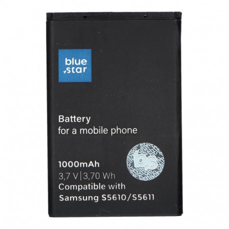 Battery for Samsung S5610 / S5611 / L700 / S3650 / S5620 / B3410 / S5260 1000 mAh Blue Star Premium