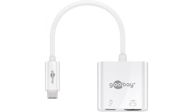 Goobay USB-C HDMI Adapter (4k 60 Hz) 62110 White