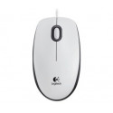 Logitech MOUSE USB OPTICAL M100/WHITE 910-005004