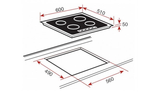 Teka induction hob IBR6040