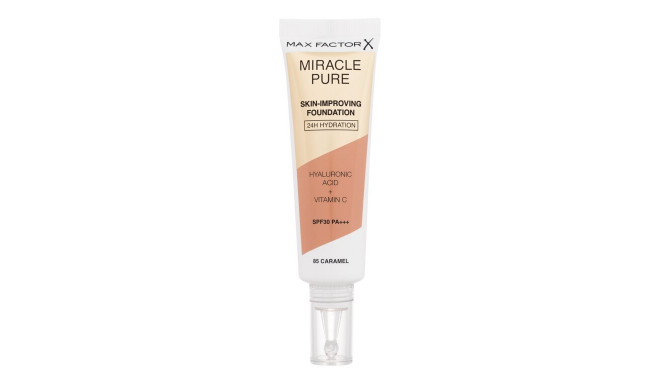 Max Factor Miracle Pure Skin-Improving Foundation (30ml) (85 Caramel)