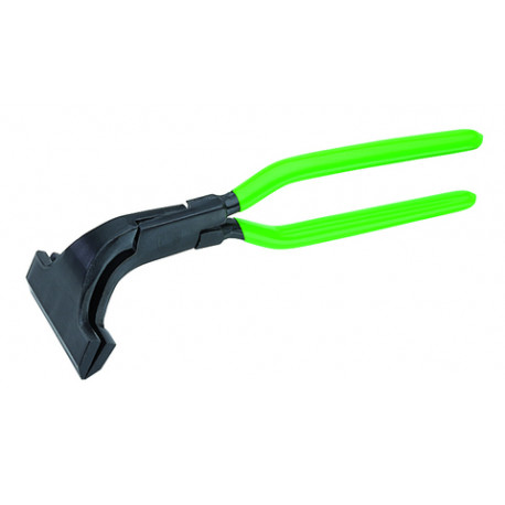 Seaming pliers, bent of 45°, lap joint, 100 mm