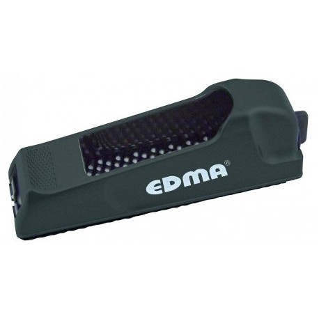 EDMA EASYRAP mini rasp – compact flat rasp for plasterboard and wood, 135x35mm, lightweight manual h