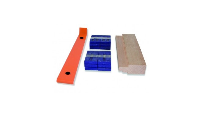 Edma laminate and MDF flooring installation kit – metal frame pulling bar, click-lock system compati