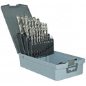 Metallipuuride komplekt 1-13mm, HSS, üleni lihvitud, 25 puuri, T-Line