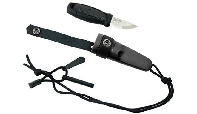 "Morakniv® Eldris Neck Knife Black, Fire Starter Kit"