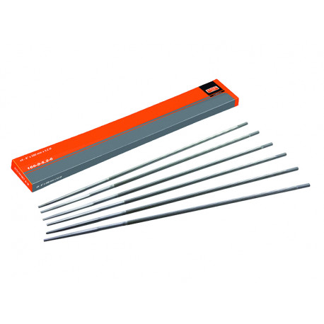 Bahco ümar saeketi viil – 4,8 mm, 3/8" ketile, korduvkasutatav ümbris, 28 cm (6tk)