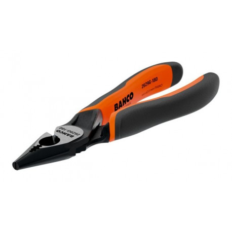 Bahco Ergo 2629G-200 combination long nose pliers – two-component ERGO™ handles, hardened cutting ed