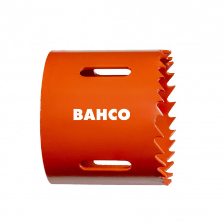 Bahco Sandflex® bi-metal holesaw – 56mm diameter, 38mm cutting depth, 8% cobalt, knockout holes, mod