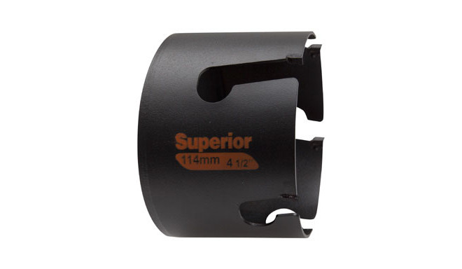 Multi construction holesaw Superior 140mm with carbide tips, depth 71mm