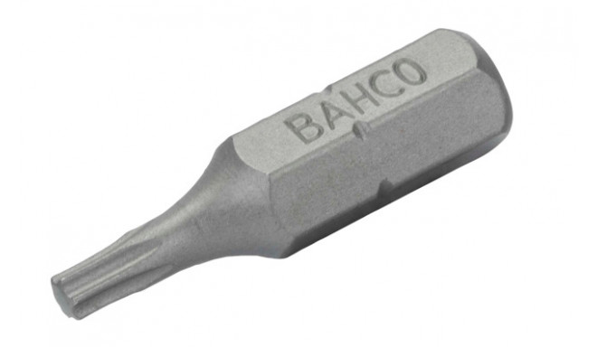 Bahco TORX® T30 otsikud – 1/4" kuuskant, 25 mm, kõrgtugev sulamteras, tsinkfosfaaditud, 3 tk