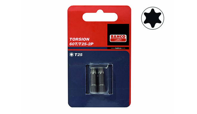 Bits Torsion T10 25mm 2pcs