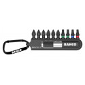 Otsakute kmpl Impact 11 osa hoidikus, karabiiniga. 25mm PH, PZ, TORX + otsakuhoidja