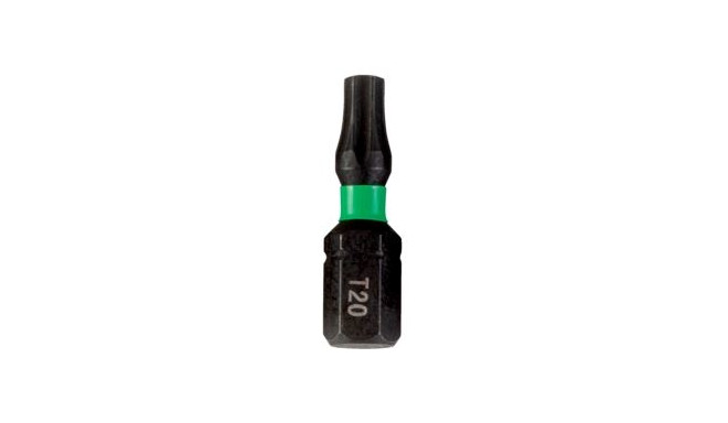 Bahco 66IM T20 impact TORX screwdriver bits – 25mm, high-performance alloy steel, manganese phosphat
