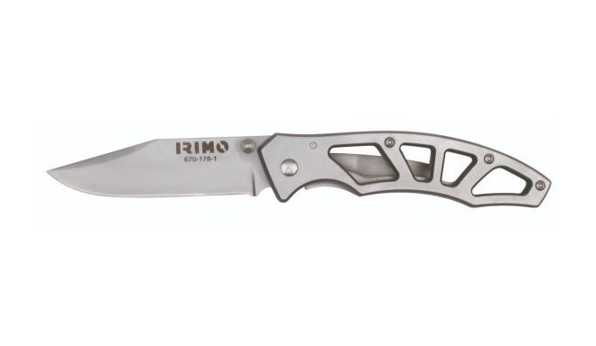 Foldable knife stainless steel with 72mm blade Irimo blister