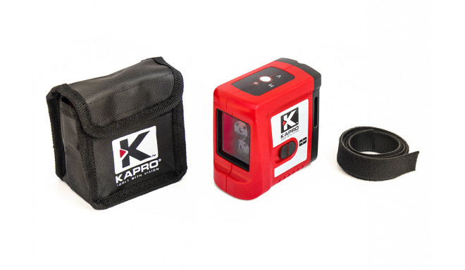 Kapro 862 cross-line laser with red beam and magnet