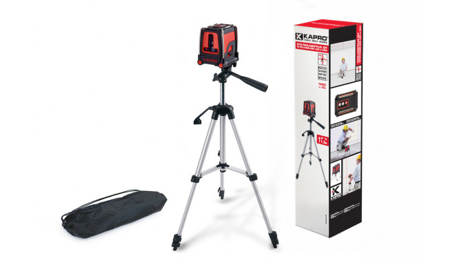 Kapro 872_SET ristjoonlaser punase kiirega + statiiv 1.3m