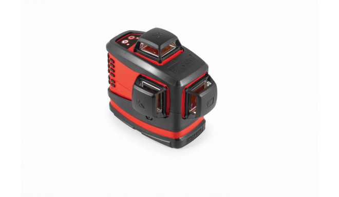 3D cross-line laser with red beam + wall mount Kapro®