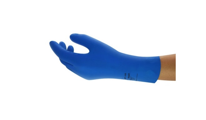 Latex chemical gloves Ansell AlphaTec 87-195, size 8 (12шт.)