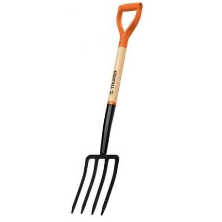 Truper spading fork, 98cm, 4 steel tines