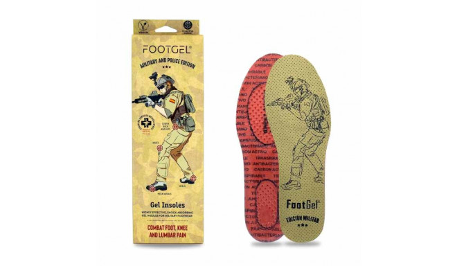 Insoles Footgel Tactical, size 35-38