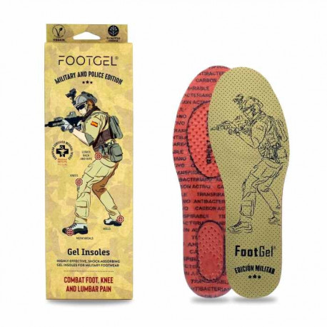 Insoles Footgel Tactical, size 39-42