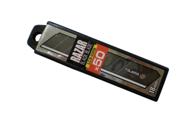 Tajima varuterad Razar Black 18mm, 50 tk
