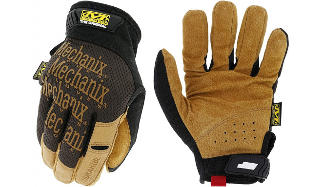 Kindad Mechanix Durahide™ Original® Leather must/pruun, suurus S