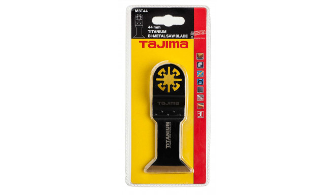 Multitööriista bimetall titaanium kattega saetera, sirge 44mm. Puidule, plastikule ja metallile