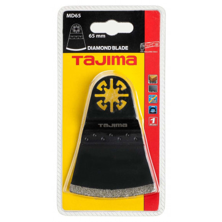 Multitool diamond saw blade for cement and ceramic tiles, flush cut 65mm
